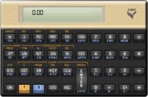 calculadora HP 12 C