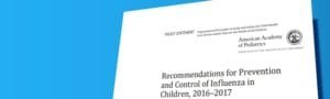 prevention and control of influenza in children