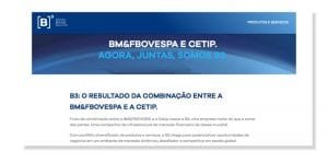 como ficou a nova b3