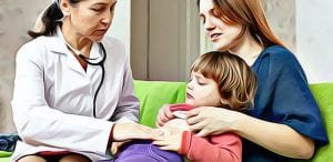 crianca com dor de barriga - clostridium - pediatria