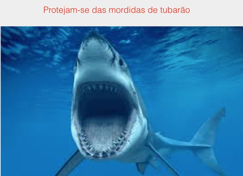 mordida do tubarao