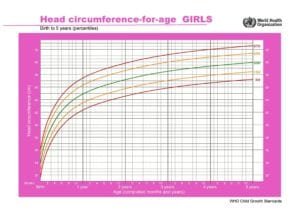 Perímetro cefálico meninas