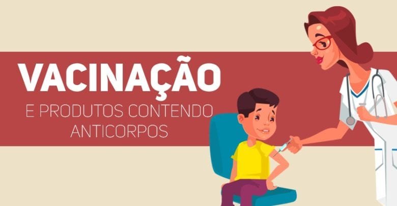 vacinacao e produtos contendo anticorpos