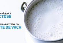 intolerancia a lactose ou alergia a proteina do leite de vaca - pediatria