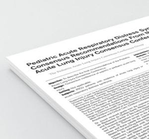 Sindrome do Desconforto Respiratorio Agudo Pediatrico - Consenso - Manejo - Paper