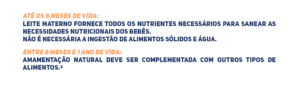 Idade de amamentação