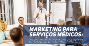 médicos em uma sala de reunião, tem 4 sentados e um medico de jaleco branco apresentando.